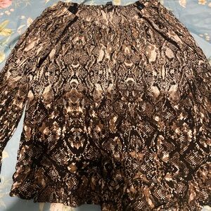 Stylish Snake Print Women's Top